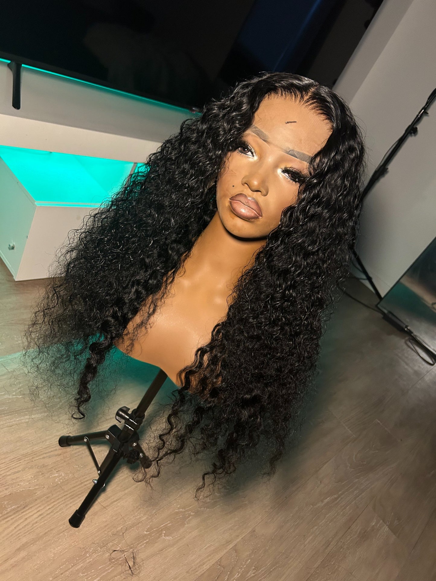 Deep water wave wig 13x6 transparent lace